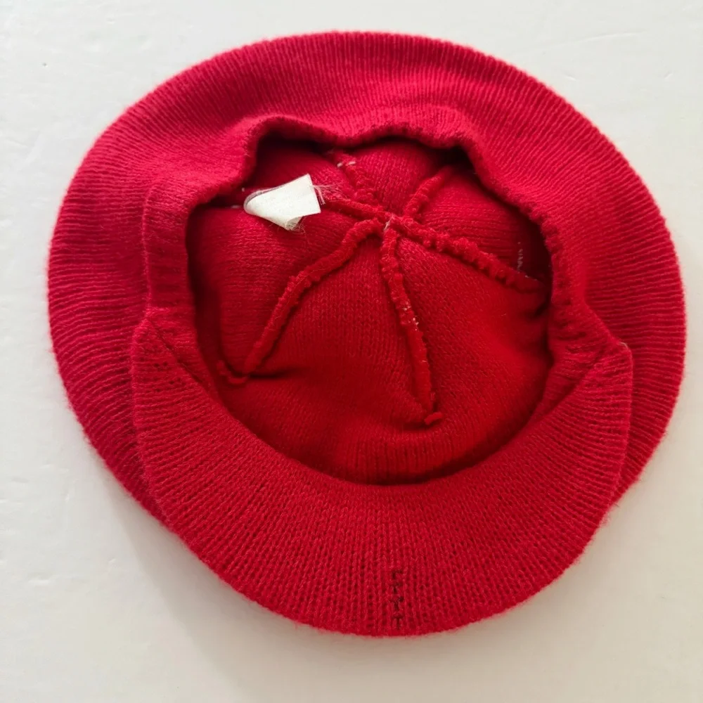 Vintage Wisconsin Badgers Red Knit Hat